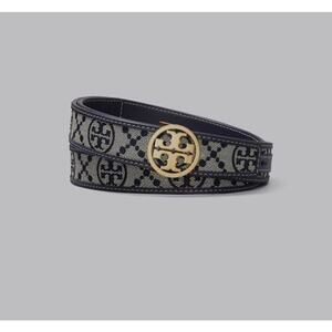 Tory Burch Blue and Yellow Designer Belt